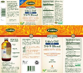 Flora Udo's Oil DHA 3-6-9 Blend - supplement