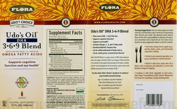 Flora Udo's Oil DHA 3-6-9 Blend - 