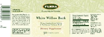 Flora White Willow Bark - supplement