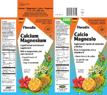 Floradix Calcium Magnesium - liquid herbal and mineral supplement