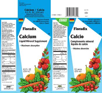 Floradix Calcium - liquid mineral supplement