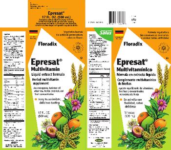 Floradix Epresat Multivitamin - herbal multivitamin supplement