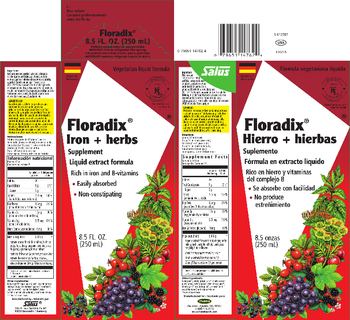 Floradix Iron + Herbs - iron herbs supplement
