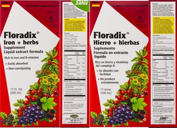 Floradix Iron + Herbs - supplement