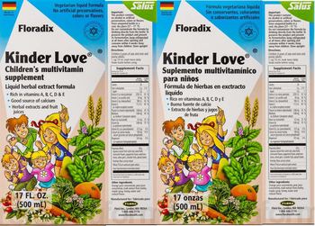 Floradix Kinder Love - childrens multivitamin supplement