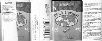 FLORASUN Black Currant - supplement