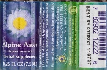 Flower Essence Services Alpine Aster Flower Essence - herbal supplement