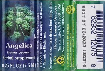 Flower Essence Services Angelica Flower Essence - herbal supplement