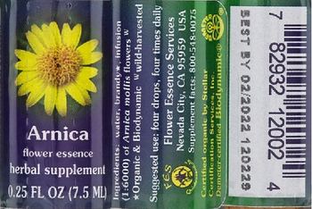 Flower Essence Services Arnica Flower Essence - herbal supplement