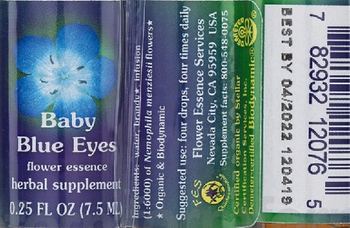 Flower Essence Services Baby Blue Eyes Flower Essence - herbal supplement