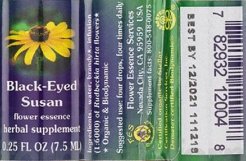 Flower Essence Services Black-Eyed Susan Flower Essence - herbal supplement