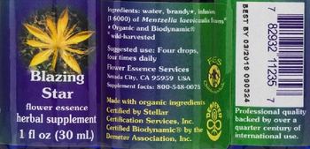 Flower Essence Services Blazing Star Flower Essence - herbal supplement