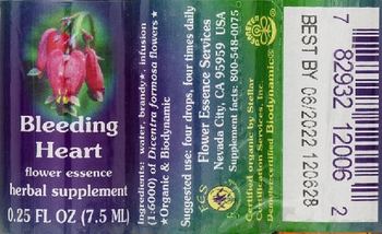 Flower Essence Services Bleeding Heart Flower Essence - herbal supplement