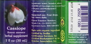 Flower Essence Services Cassiope Flower Essence - herbal supplement