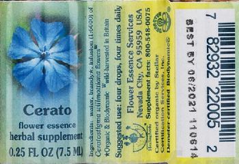 Flower Essence Services Cerato Flower Essence - herbal supplement