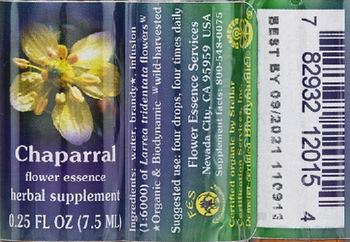 Flower Essence Services Chaparral Flower Essence - herbal supplement