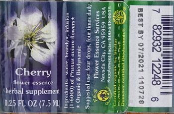 Flower Essence Services Cherry Flower Essence - herbal supplement