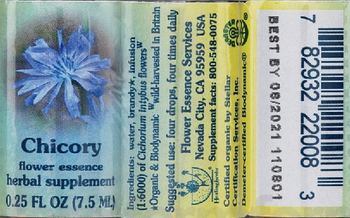 Flower Essence Services Chicory Flower Essence - herbal supplement