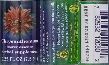 Flower Essence Services Chrysanthemum Flower Essence - herbal supplement