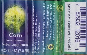Flower Essence Services Corn Flower Essence - herbal supplement