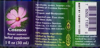 Flower Essence Services Cosmos Flower Essence - herbal supplement