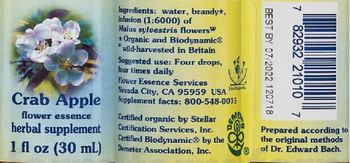 Flower Essence Services Crab Apple flower essence - herbal supplement