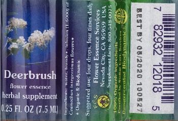 Flower Essence Services Deerbrush Flower Essence - herbal supplement