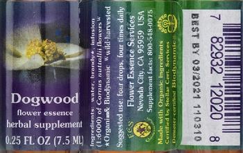 Flower Essence Services Dogwood Flower Essence - herbal supplement