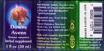 Flower Essence Services Downy Avens Flower Essence - herbal supplement