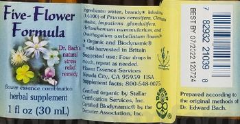 Flower Essence Services Five-Flower Formula - herbal supplement
