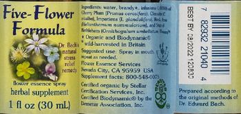 Flower Essence Services Five-Flower Formula - herbal supplement