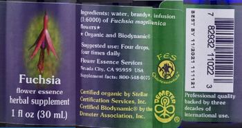 Flower Essence Services Fuchsia Flower Essence - herbal supplement