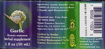Flower Essence Services Garlic Flower Essence - herbal supplement