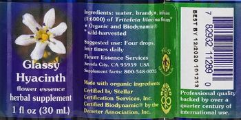 Flower Essence Services Glassy Hyacinth Flower Essence - herbal supplement
