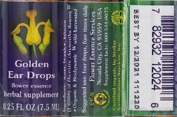 Flower Essence Services Golden Ear Drops Flower Essence - herbal supplement