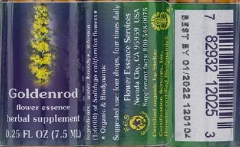 Flower Essence Services Goldenrod Flower Essence - herbal supplement