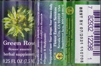 Flower Essence Services Green Rose Flower Essence - herbal supplement