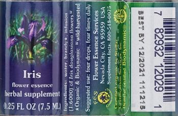 Flower Essence Services Iris Flower Essence - herbal supplement