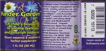 Flower Essence Services Kinder Garden - herbal supplement