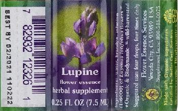 Flower Essence Services Lupine Flower Essence - herbal supplement