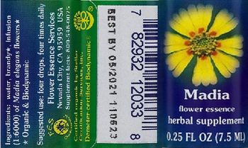 Flower Essence Services Madia Flower Essence - herbal supplement
