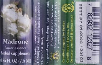 Flower Essence Services Madrone Flower Essence - herbal supplement