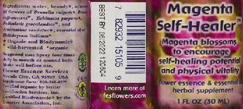 Flower Essence Services Magenta Self-Healer - herbal supplement