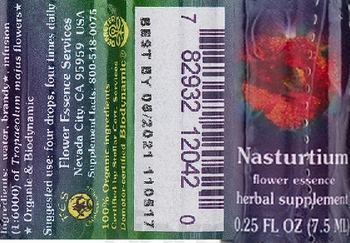 Flower Essence Services Nasturtium Flower Essence - herbal supplement