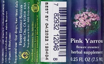 Flower Essence Services Pink Yarrow Flower Essence - herbal supplement