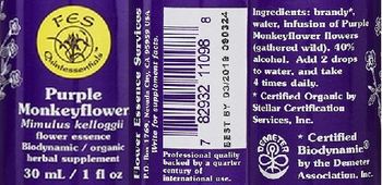 Flower Essence Services Purple Monkeyflower - herbal supplement