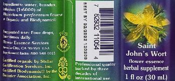 Flower Essence Services Saint John's Wort Flower Essence - herbal supplement