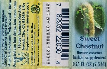 Flower Essence Services Sweet Chestnut Flower Essence - herbal supplement