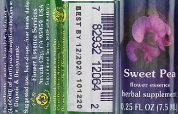 Flower Essence Services Sweet Pea Flower Essence - herbal supplement