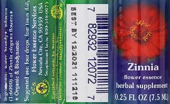 Flower Essence Services Zinnia Flower Essence - herbal supplement
